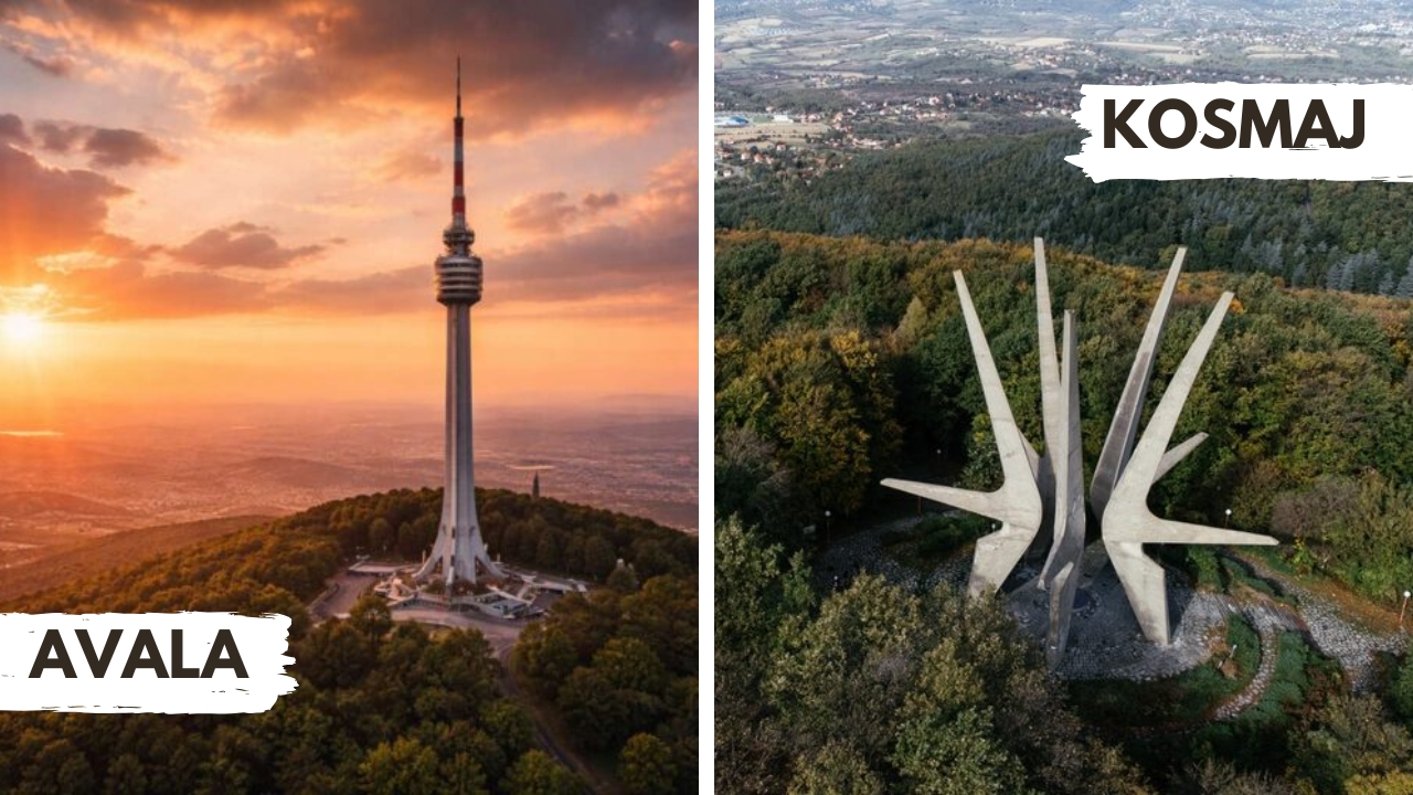 Pogled na Avalu i Kosmaj kao dve lepe ideje za jednodnevni porodični izlet